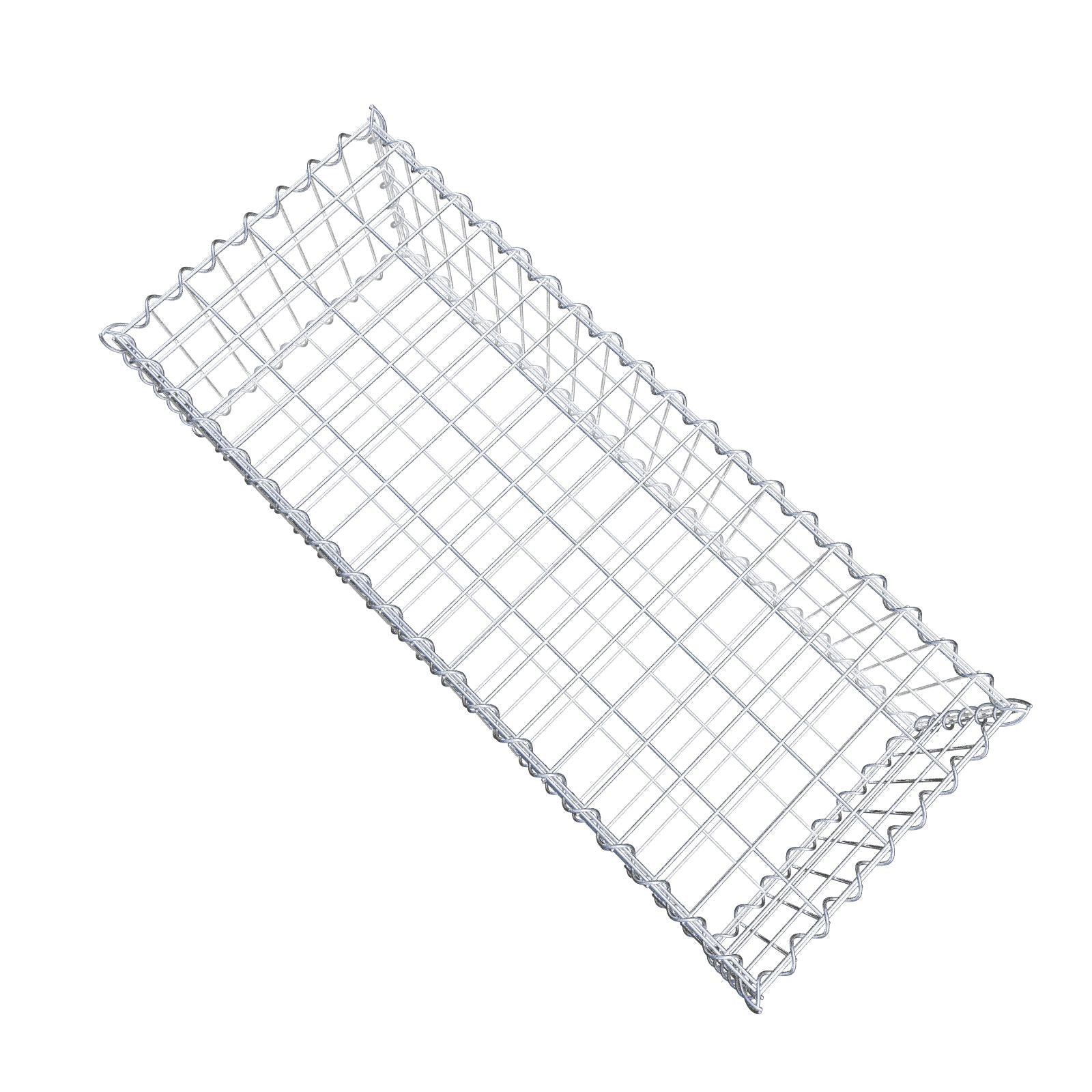 Gabione 100 cm x 30 cm x 40 cm (L x H x T), Maschenweite 5 cm x 10 cm, Spirale