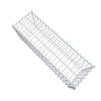 Gabion 100 cm x 40 cm x 30 cm (L x H x D), maskestørrelse 5 cm x 10 cm, spiral