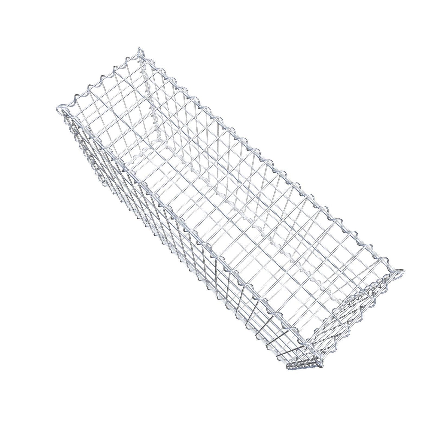 Ekonomiset 3x gabion 100 cm x 50 cm x 30 cm (L x H x D), maskstorlek 5 cm x 10 cm, spiral