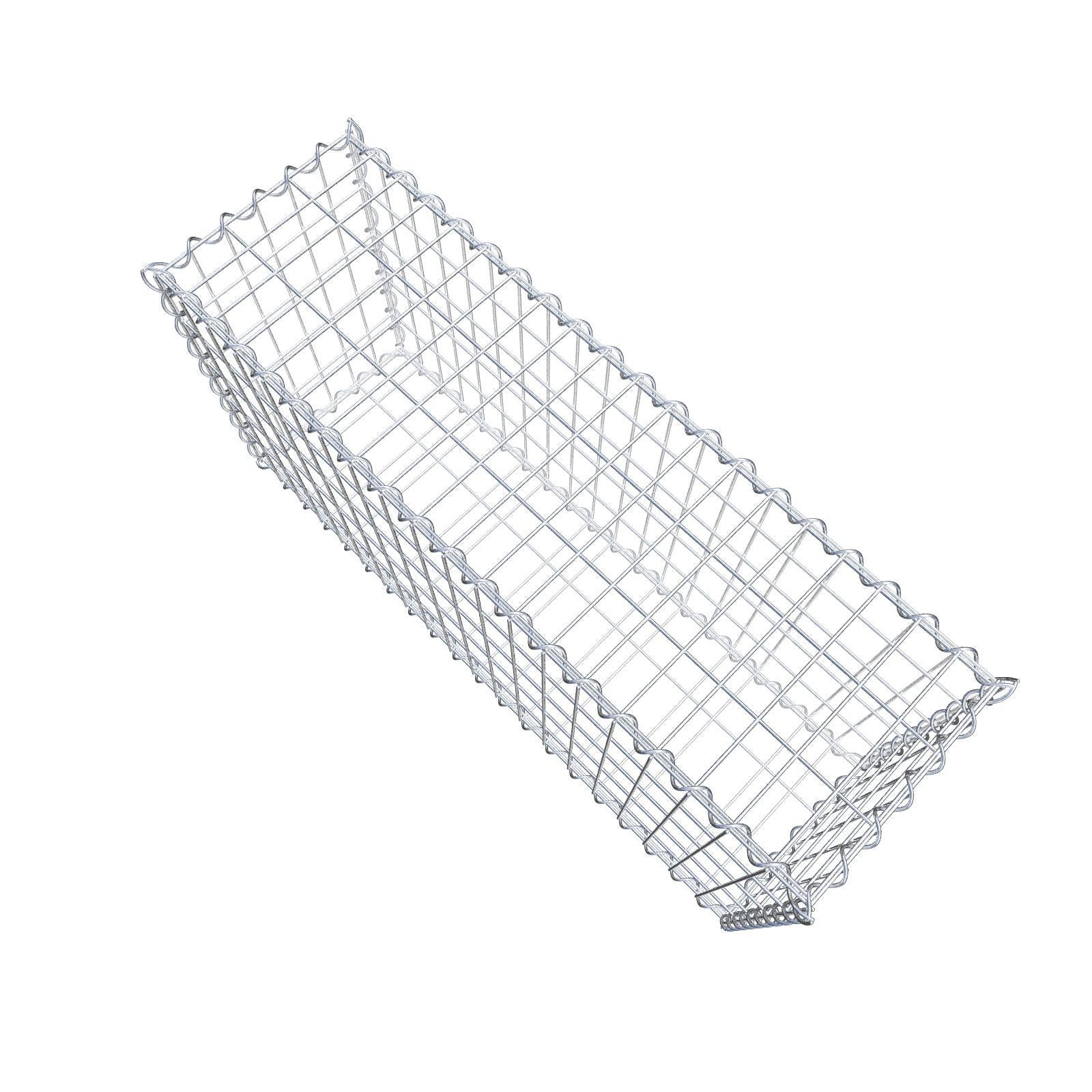 Set économique 3x gabions 100 cm x 50 cm x 30 cm (L x H x P), mailles 5 cm x 10 cm, spirale