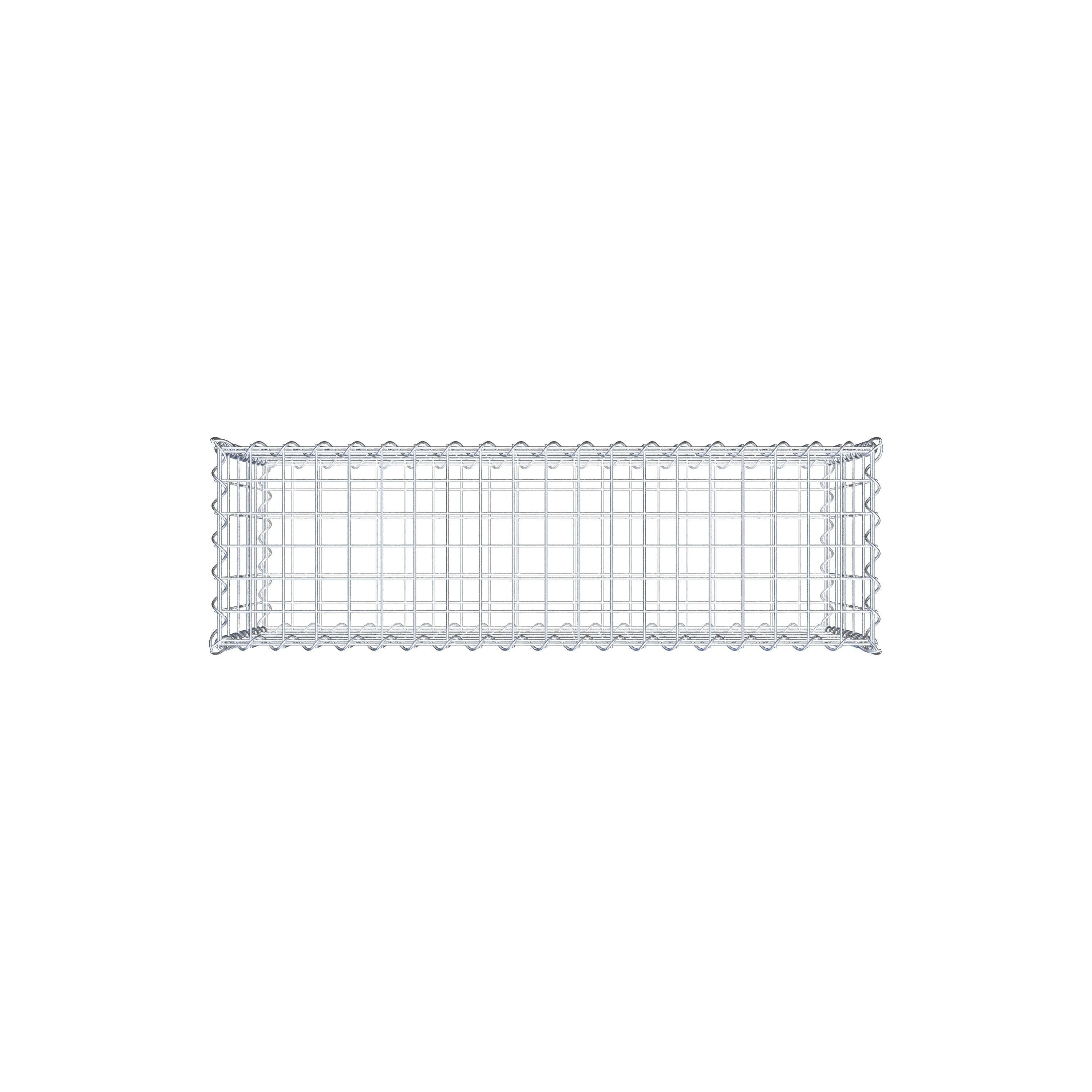 Gabion 100 cm x 50 cm x 30 cm (L x H x D), maskstorlek 5 cm x 10 cm, spiral