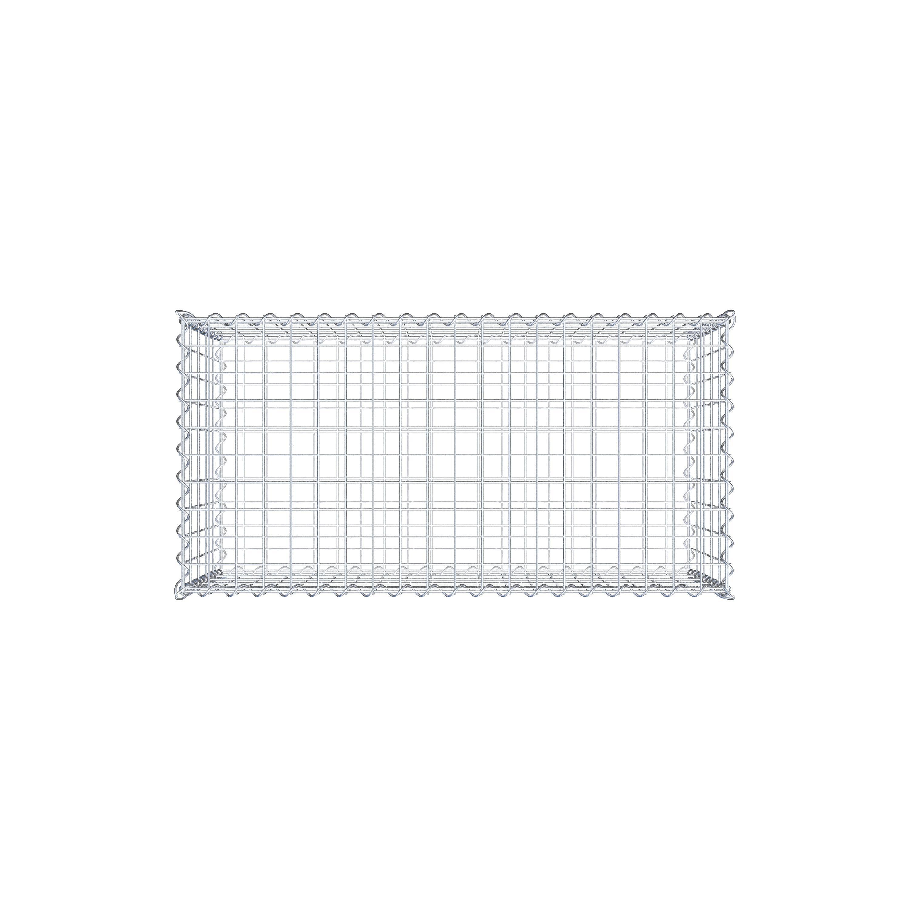 Gabion 100 cm x 50 cm x 50 cm (L x H x D), maskstorlek 5 cm x 10 cm, spiral