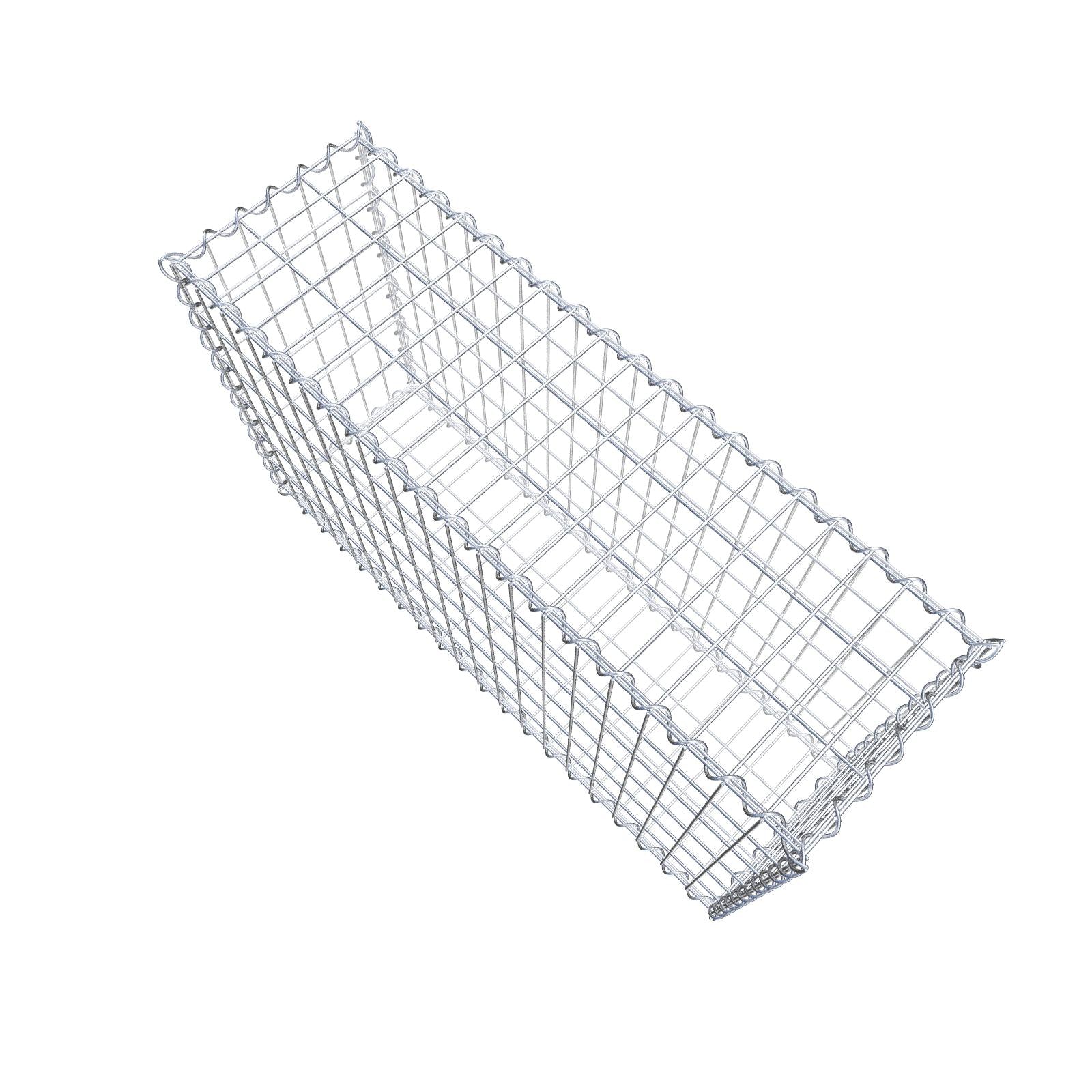 Gabion 100 cm x 60 cm x 30 cm (L x H x D), mesh size 5 cm x 10 cm, spiral