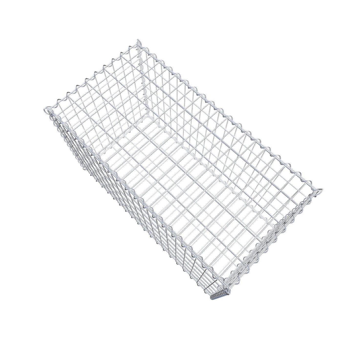 Gabion 100 cm x 60 cm x 50 cm (L x H x P), mailles 5 cm x 10 cm, spirale