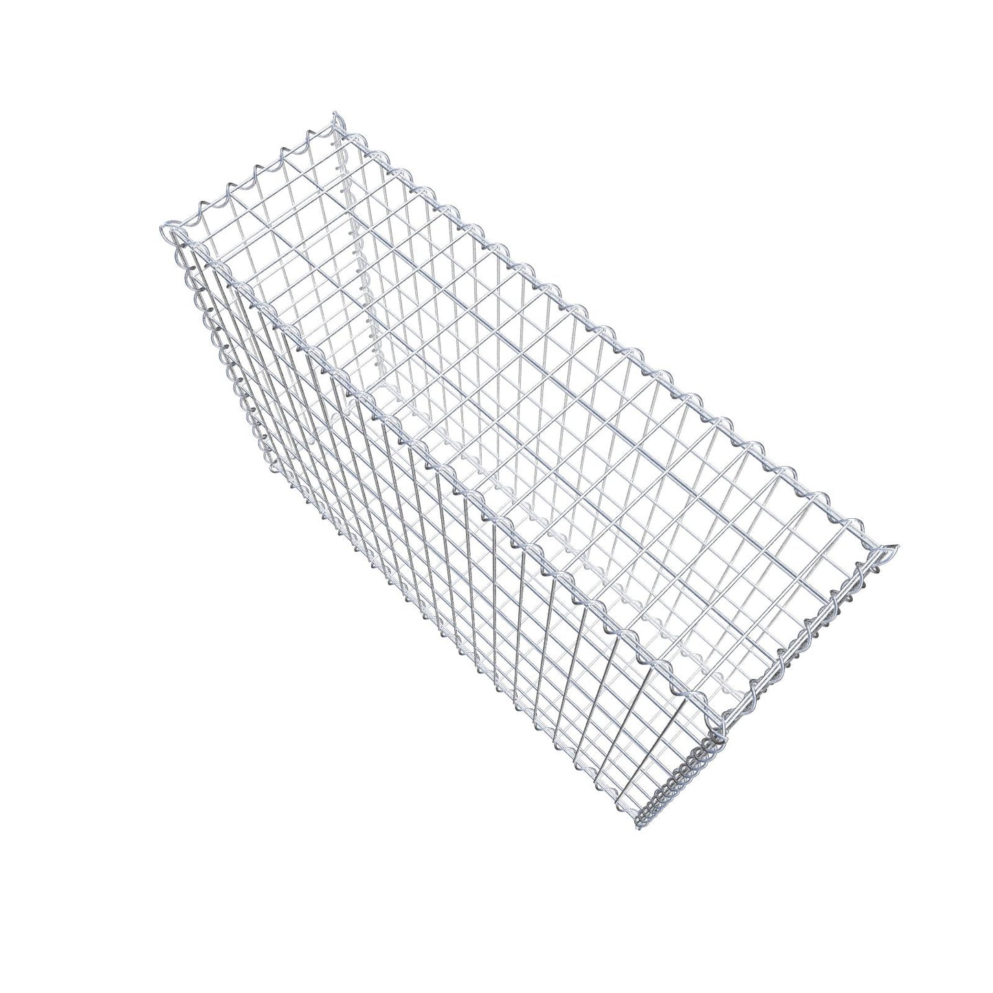 Gabion 100 cm x 70 cm x 30 cm (L x H x D), maskstorlek 5 cm x 10 cm, spiral
