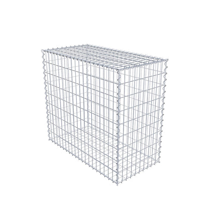 Gabião 100 cm x 90 cm x 50 cm (C x A x P), malhagem 5 cm x 10 cm, espiral