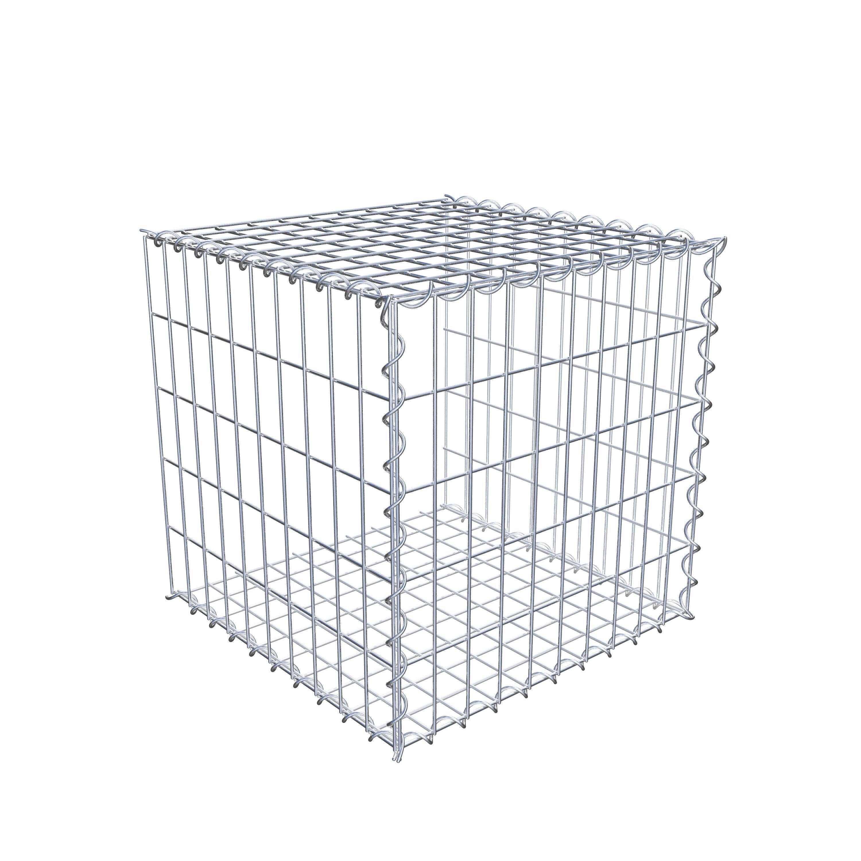 Grown-on gabion type 2 50 cm x 50 cm x 50 cm (L x H x D), mesh size 5 cm x 10 cm, spiral