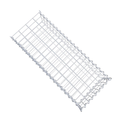 Gabião tipo 2 100 cm x 20 cm x 40 cm (C x A x P), malhagem 5 cm x 10 cm, espiral