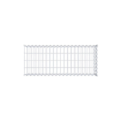 Gabião tipo 2 100 cm x 20 cm x 40 cm (C x A x P), malhagem 5 cm x 10 cm, espiral