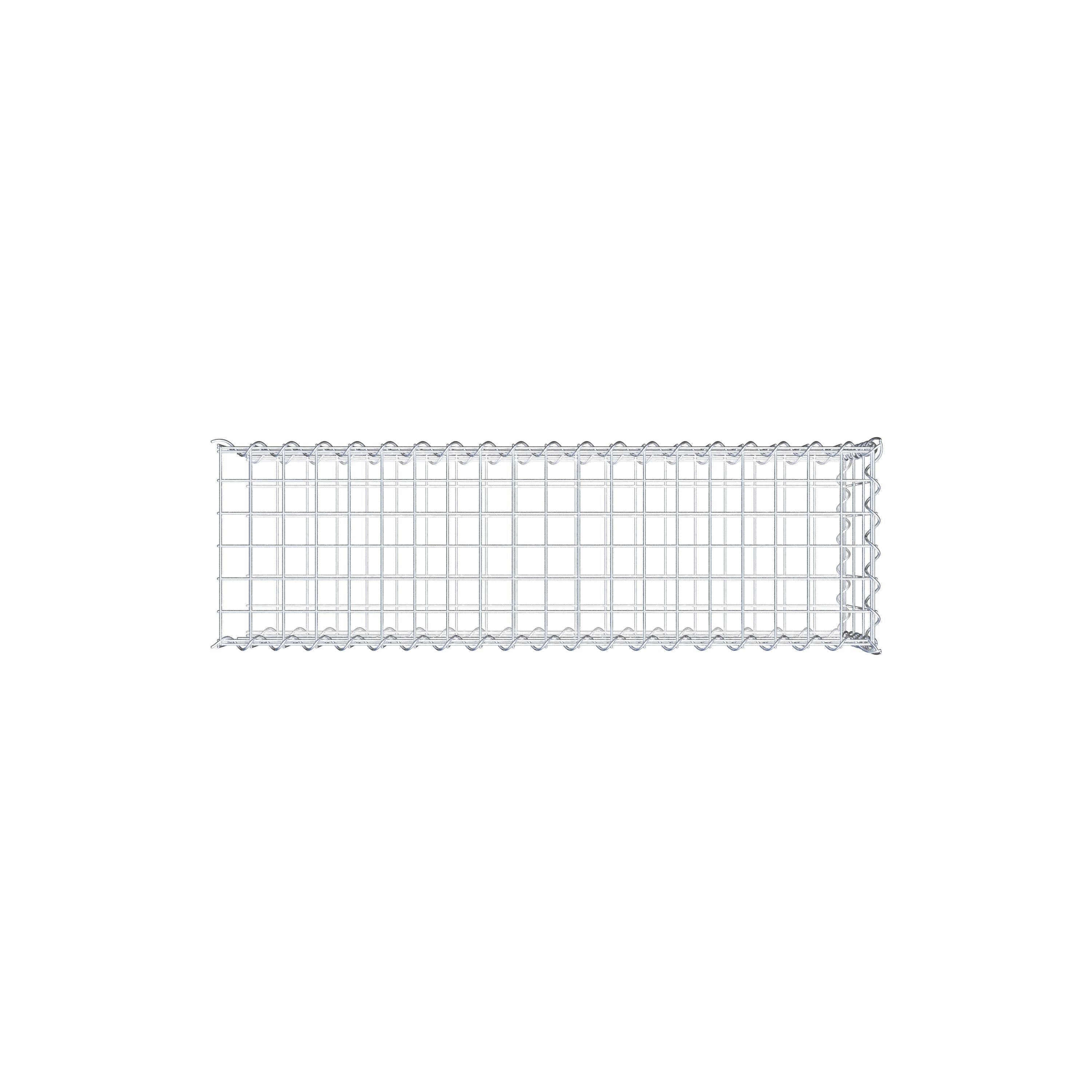 Add-on schanskorf type 2 100 cm x 30 cm x 30 cm (L x H x D), maaswijdte 5 cm x 10 cm, spiraalvormig