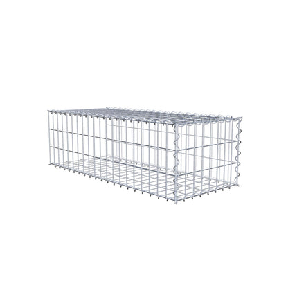 Gabião tipo 2 100 cm x 30 cm x 40 cm (C x A x P), malhagem 5 cm x 10 cm, espiral