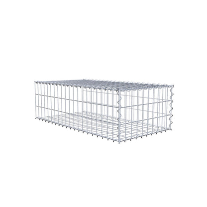 Gabião tipo 2 100 cm x 30 cm x 50 cm (C x A x P), malhagem 5 cm x 10 cm, espiral