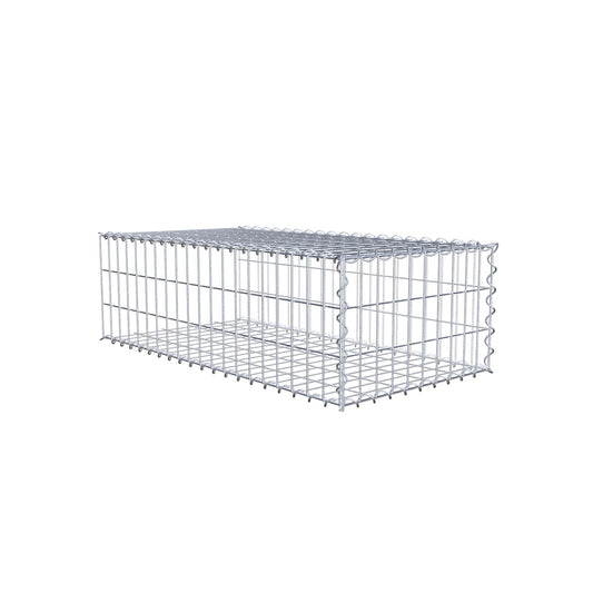 Gabião tipo 2 100 cm x 30 cm x 50 cm (C x A x P), malhagem 5 cm x 10 cm, espiral