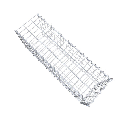 Opvokset gabion type 2 100 cm x 40 cm x 30 cm (L x H x D), maskestørrelse 5 cm x 10 cm, spiral