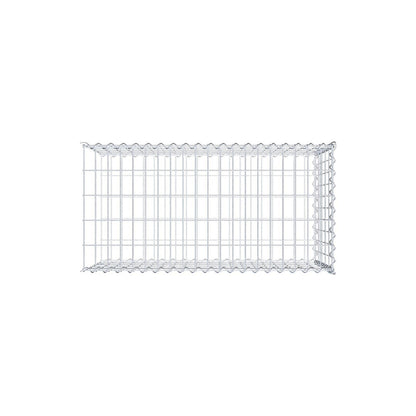 Gabião tipo 2 100 cm x 50 cm x 50 cm (C x A x P), malhagem 5 cm x 10 cm, espiral