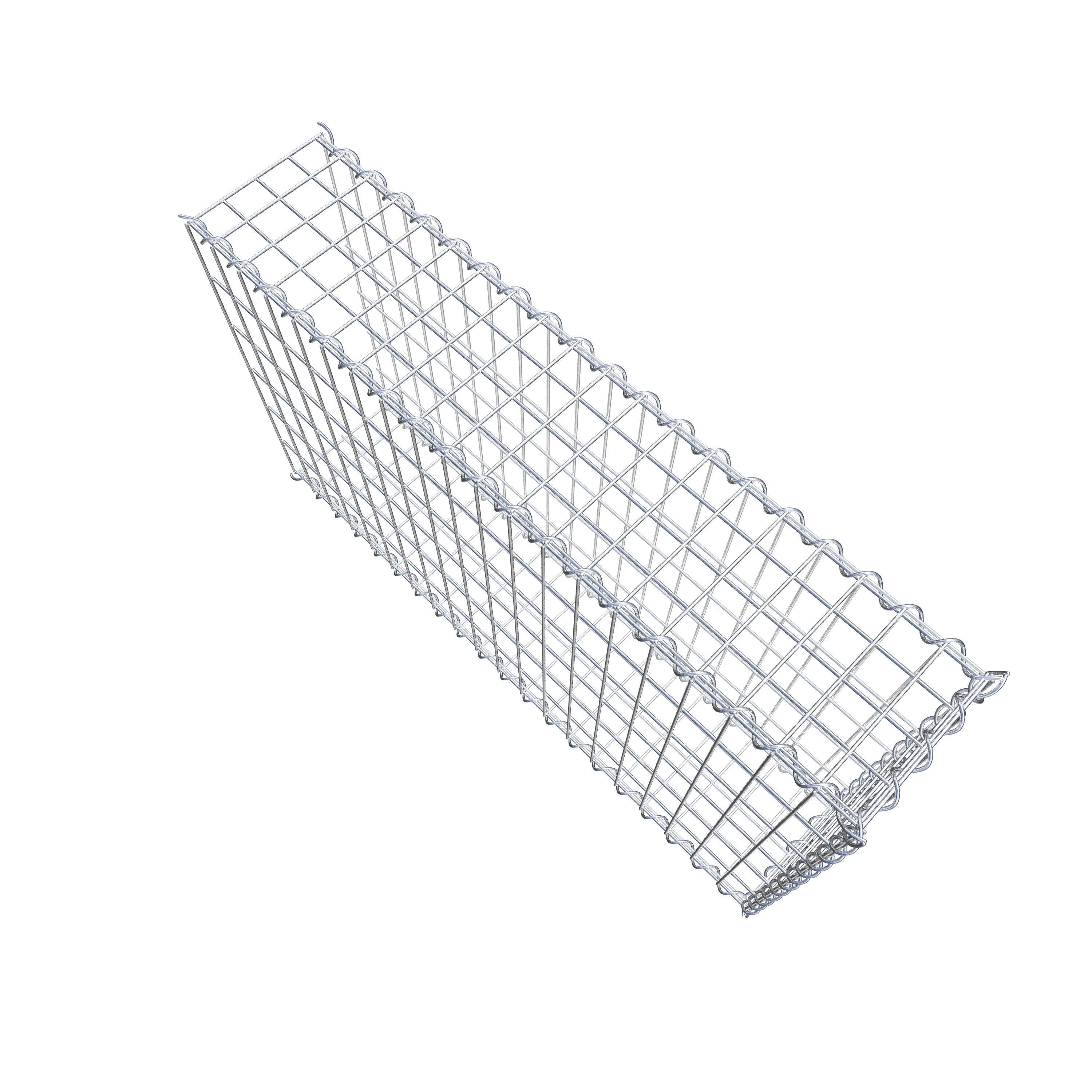 Extra gabion typ 2 100 cm x 60 cm x 20 cm (L x H x D), maskstorlek 5 cm x 10 cm, spiral