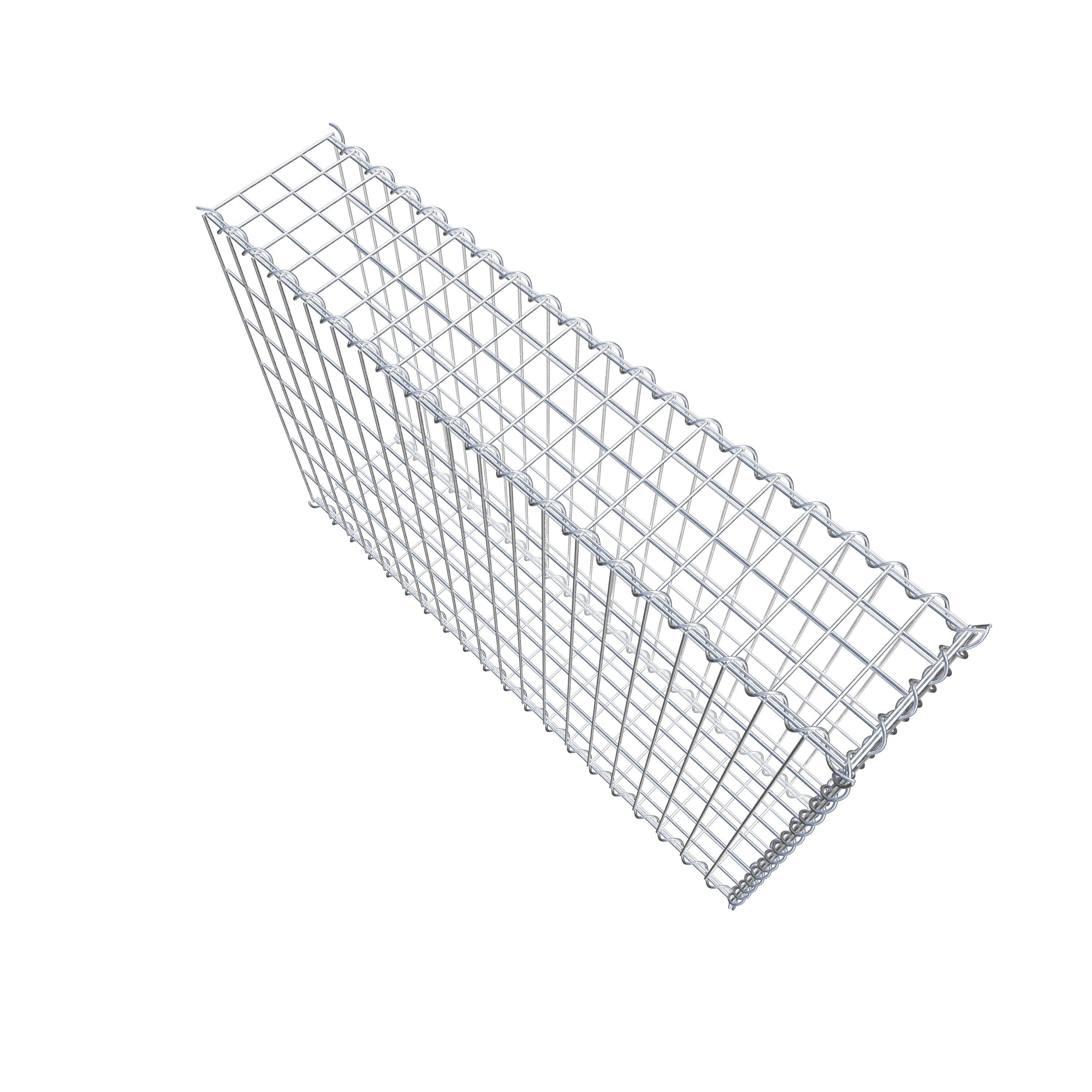 Extra gabion typ 2 100 cm x 70 cm x 20 cm (L x H x D), maskstorlek 5 cm x 10 cm, spiral