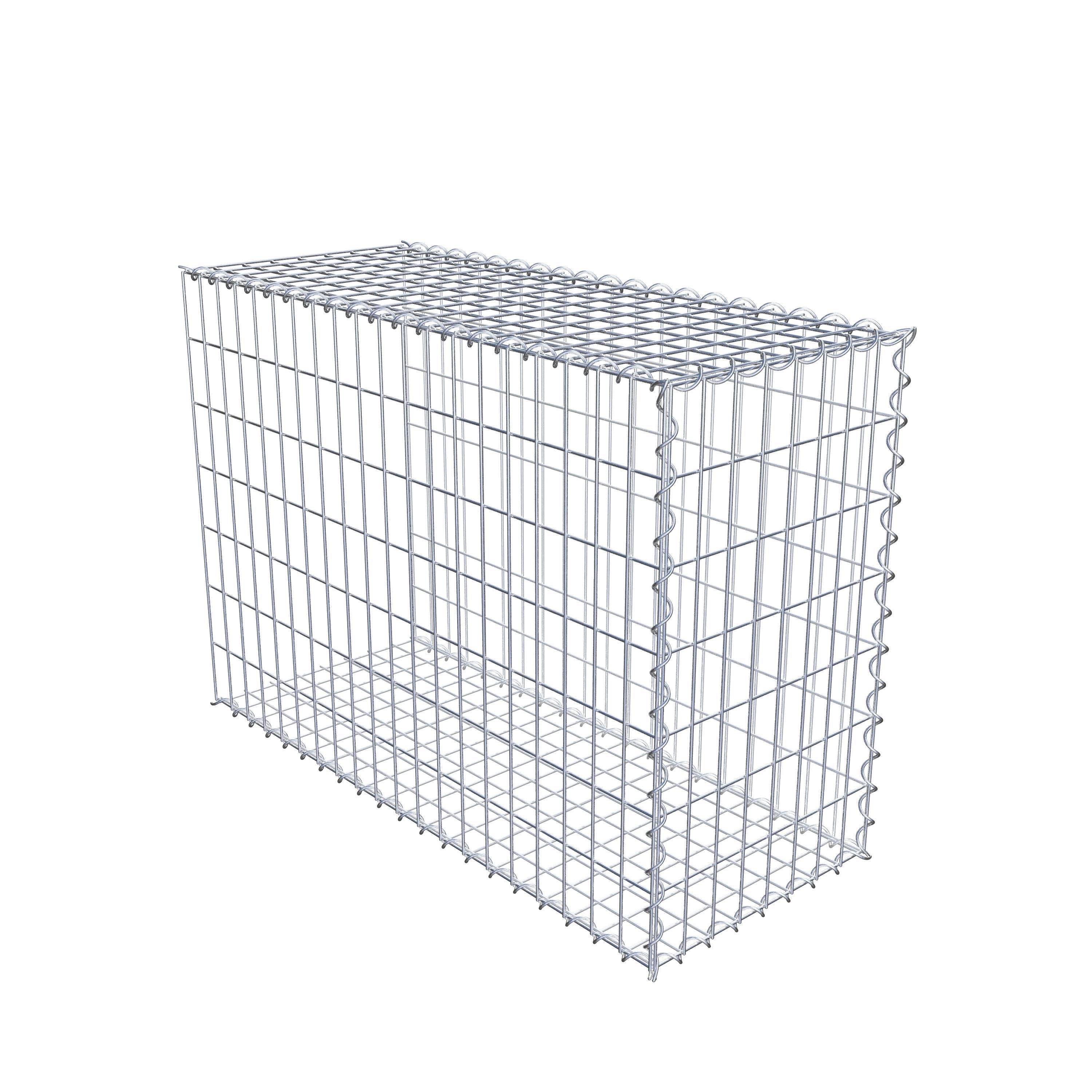 Extra gabion typ 2 100 cm x 70 cm x 40 cm (L x H x D), maskstorlek 5 cm x 10 cm, spiral