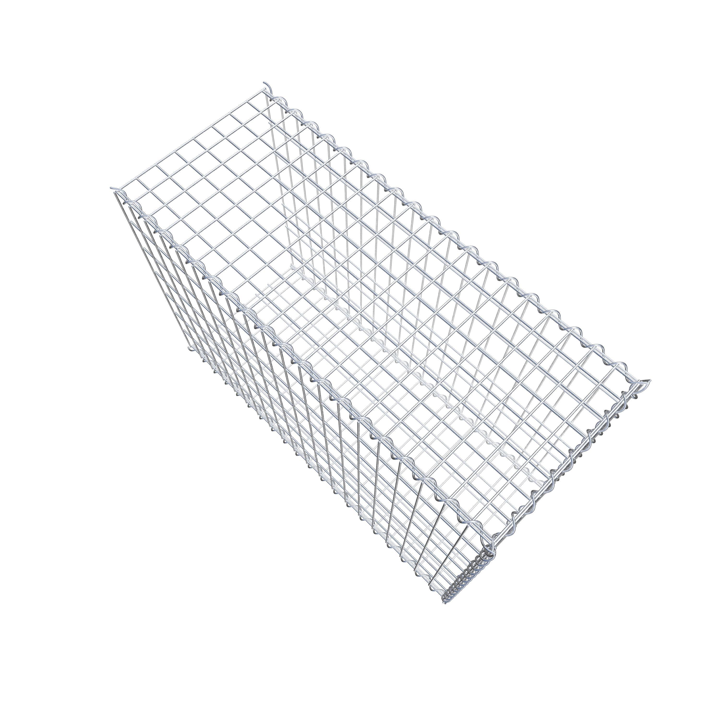 Extra gabion typ 2 100 cm x 70 cm x 40 cm (L x H x D), maskstorlek 5 cm x 10 cm, spiral