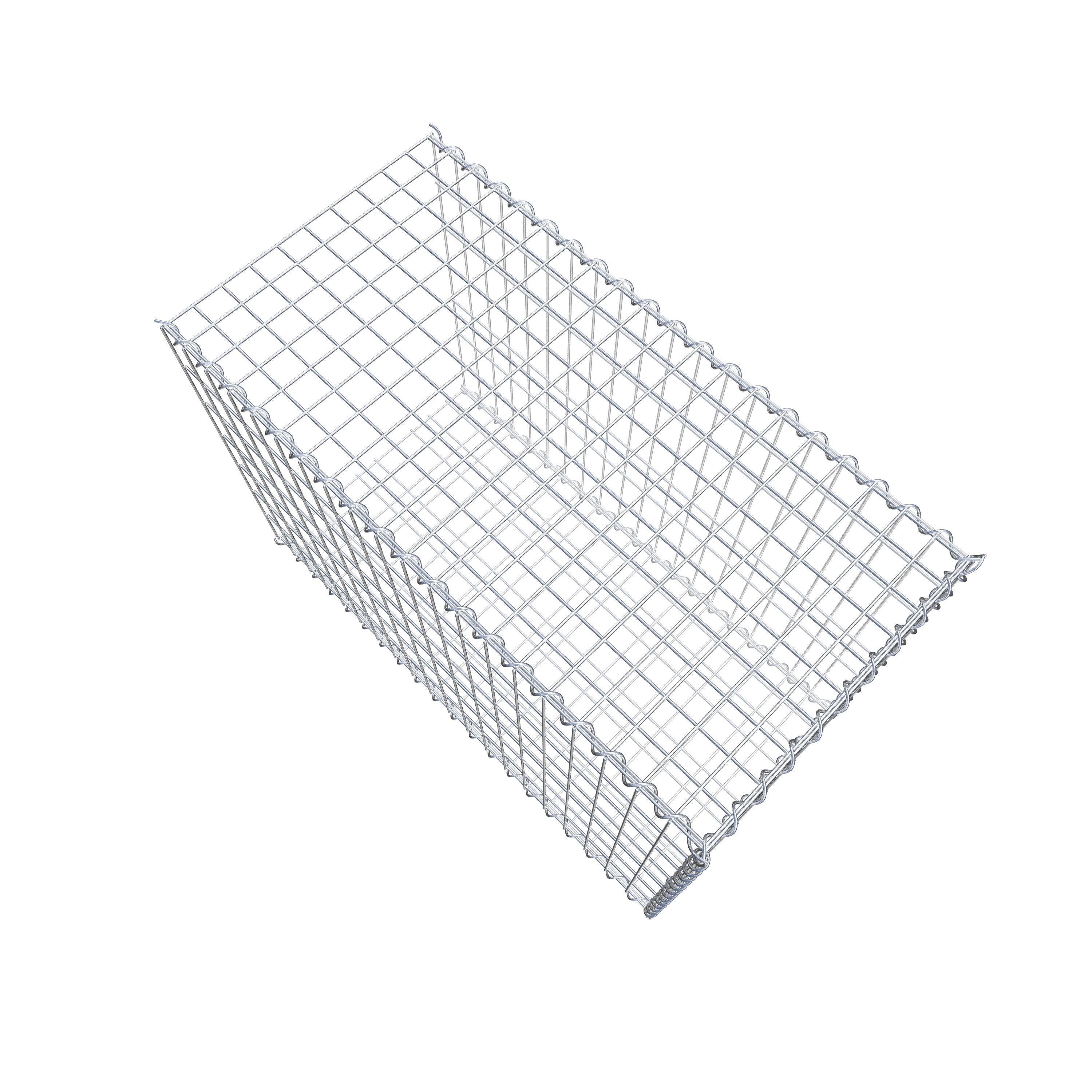 Extra gabion typ 2 100 cm x 70 cm x 50 cm (L x H x D), maskstorlek 5 cm x 10 cm, spiral