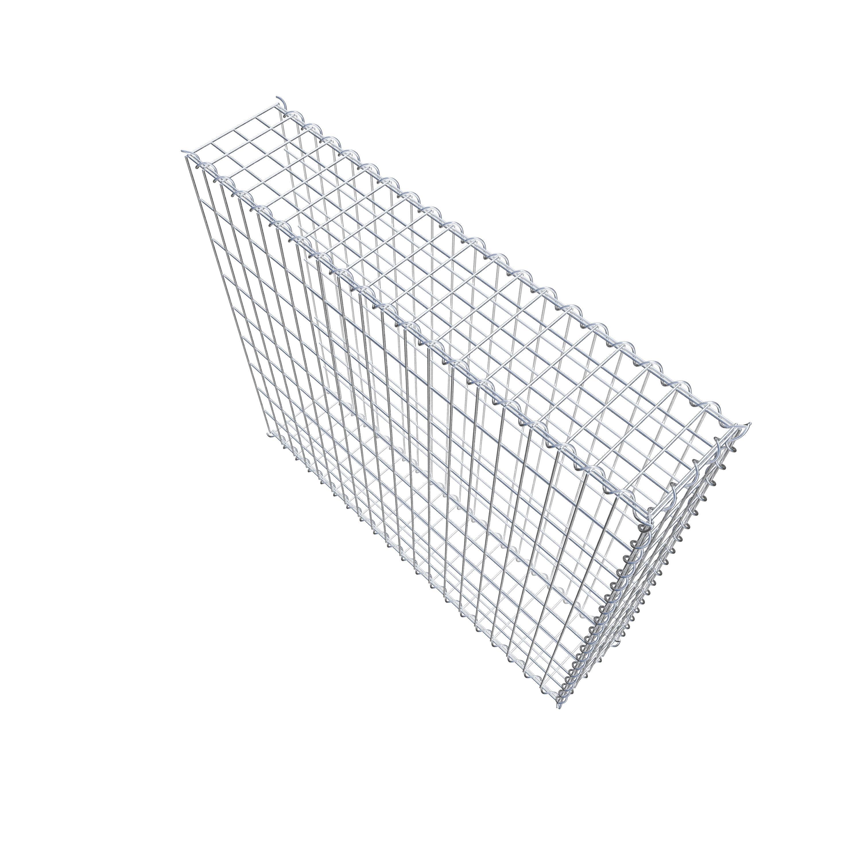 Extra gabion typ 2 100 cm x 90 cm x 20 cm (L x H x D), maskstorlek 5 cm x 10 cm, spiral