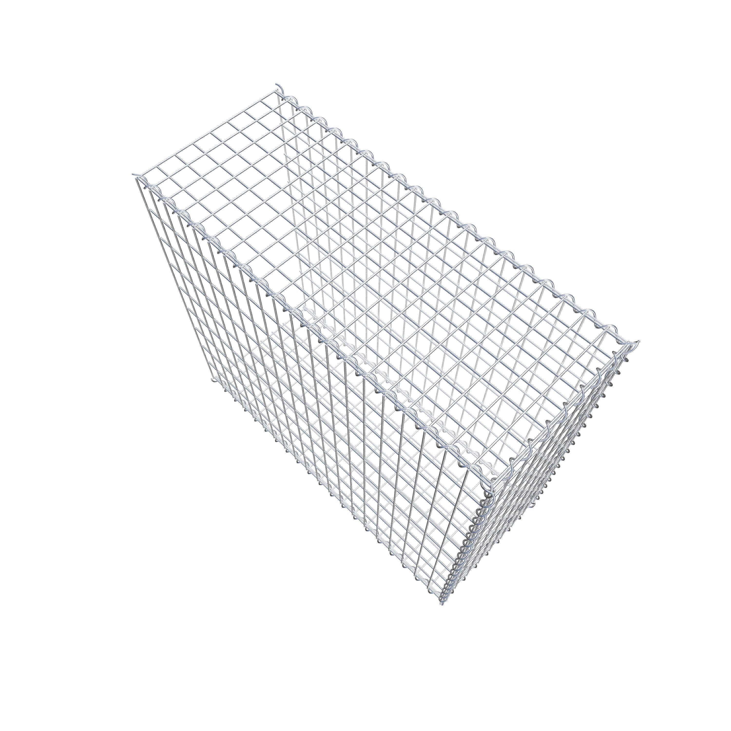 Extra gabion typ 2 100 cm x 90 cm x 40 cm (L x H x D), maskstorlek 5 cm x 10 cm, spiral