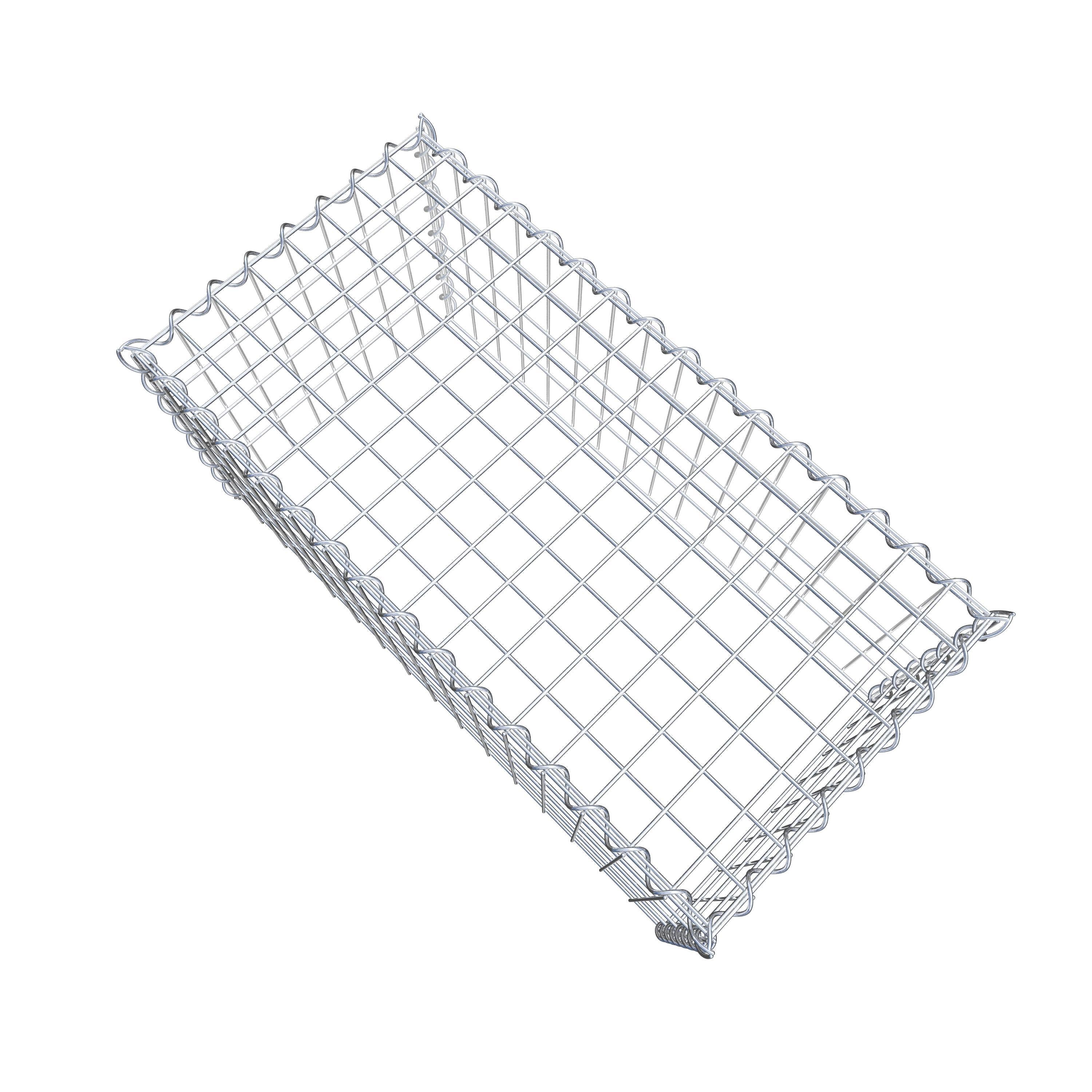 Extra gabion typ 3 80 cm x 40 cm x 40 cm (L x H x D), maskstorlek 5 cm x 10 cm, spiral