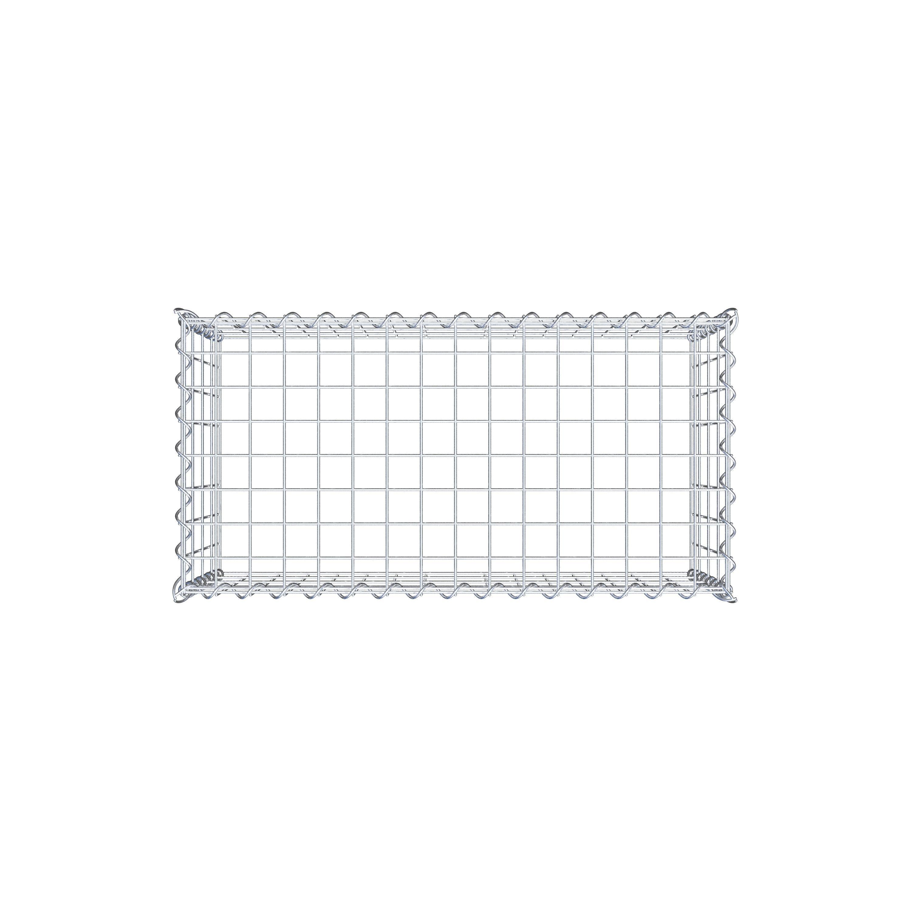 Extra gabion typ 3 80 cm x 40 cm x 40 cm (L x H x D), maskstorlek 5 cm x 10 cm, spiral