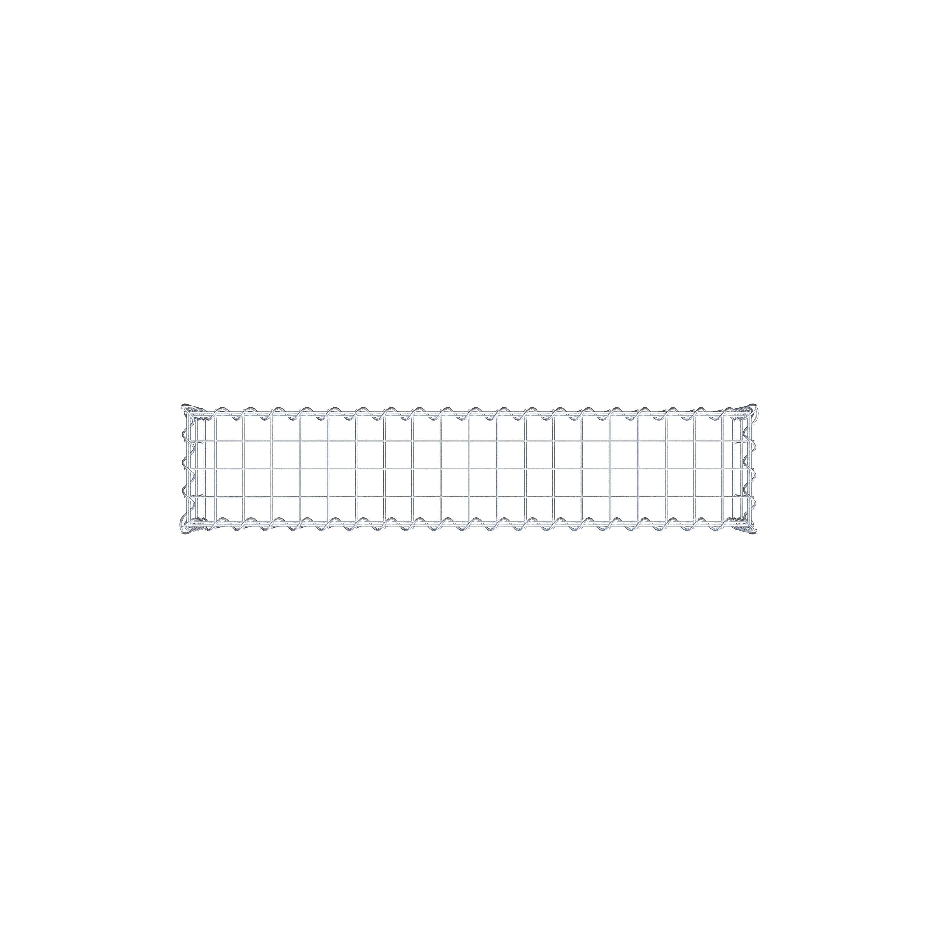 Gabião tipo 3 100 cm x 20 cm x 20 cm (C x A x P), malhagem 5 cm x 10 cm, espiral