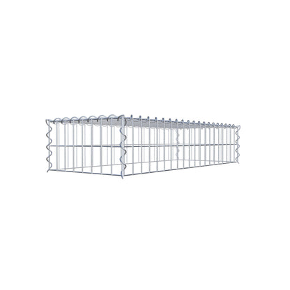 Gabião Tipo 3 100 cm x 20 cm x 40 cm (C x A x P), malhagem 5 cm x 10 cm, espiral