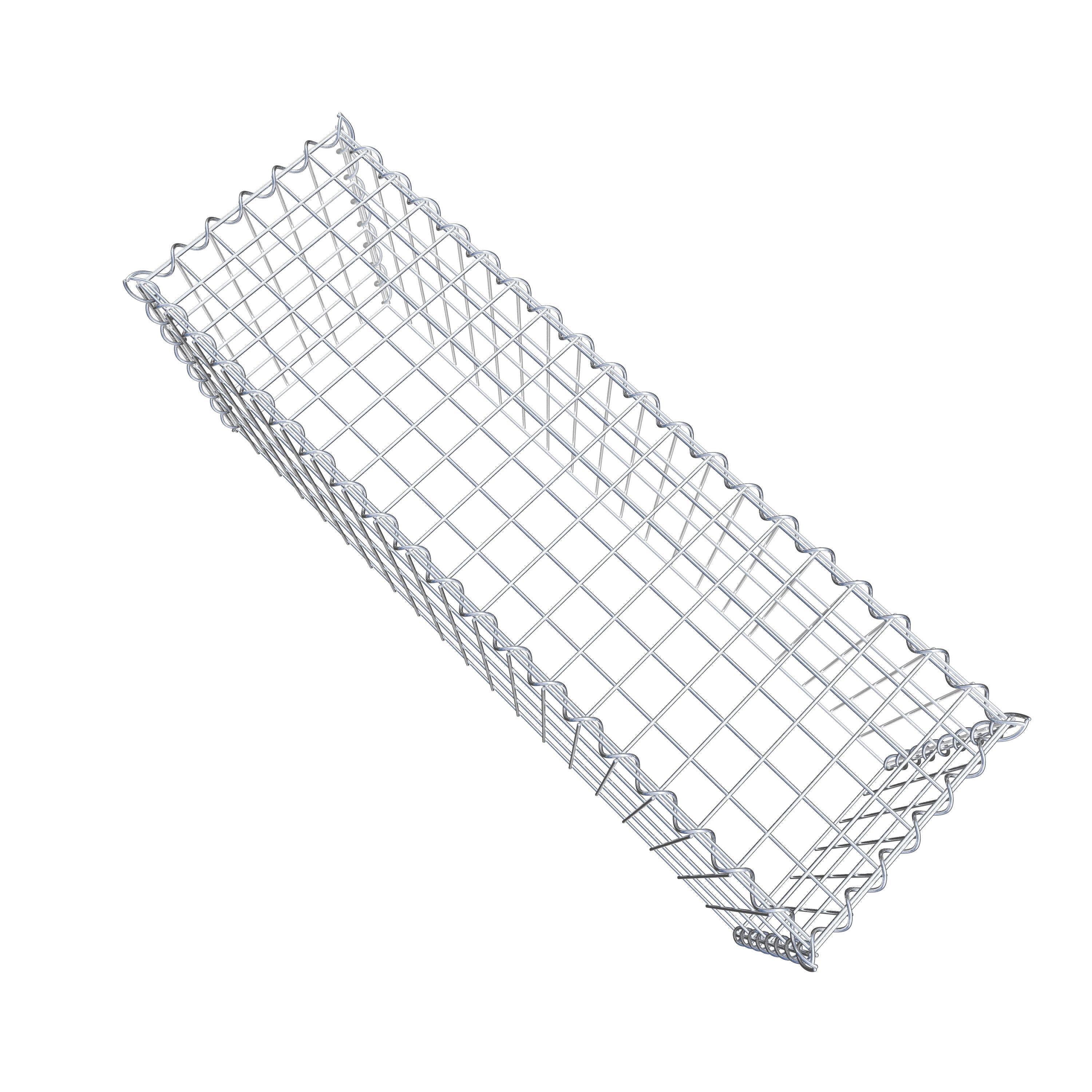 Extra gabion typ 3 100 cm x 40 cm x 30 cm (L x H x D), maskstorlek 5 cm x 10 cm, spiral