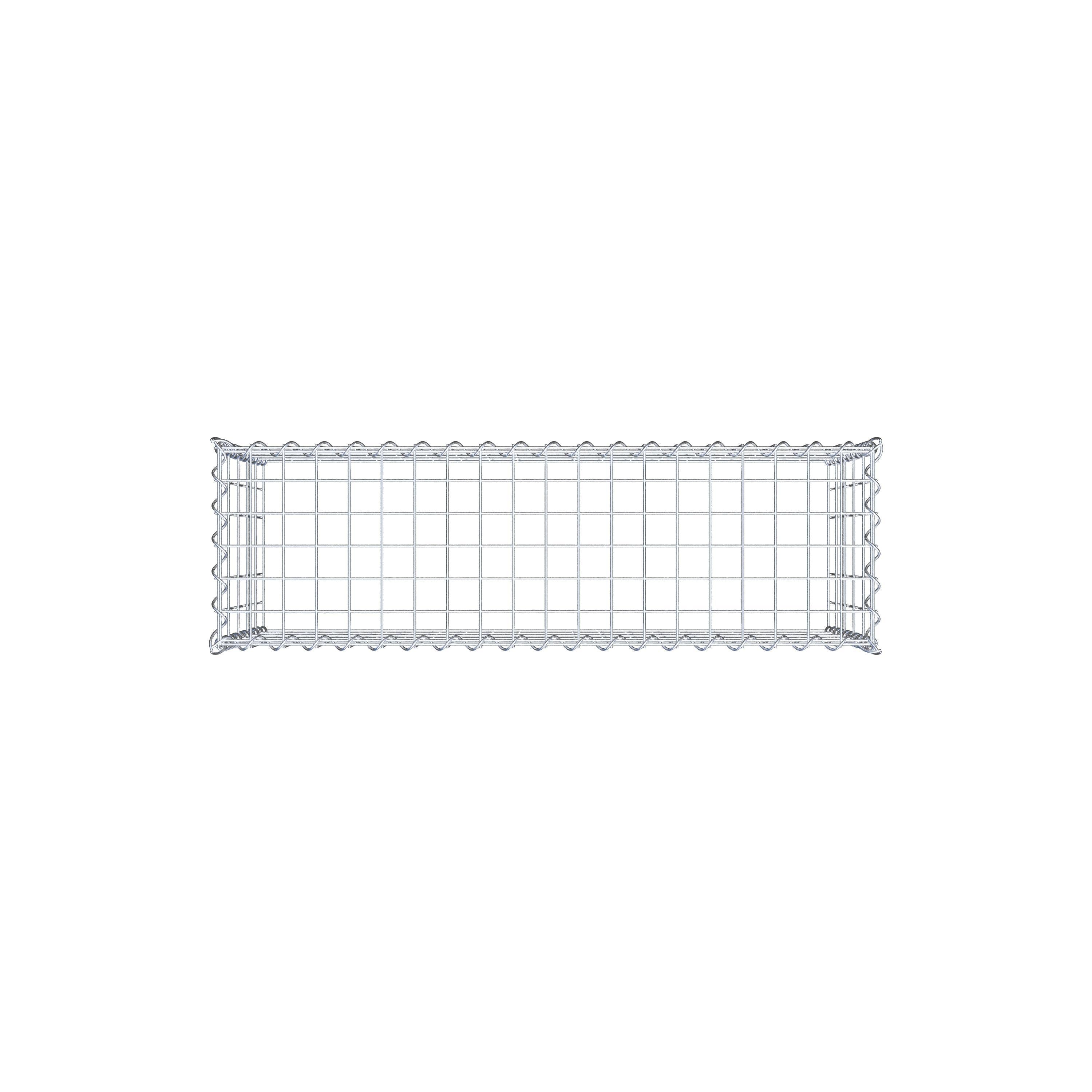 Gabion rapporté type 3 100 cm x 50 cm x 30 cm (L x H x P), mailles 5 cm x 10 cm, spirale