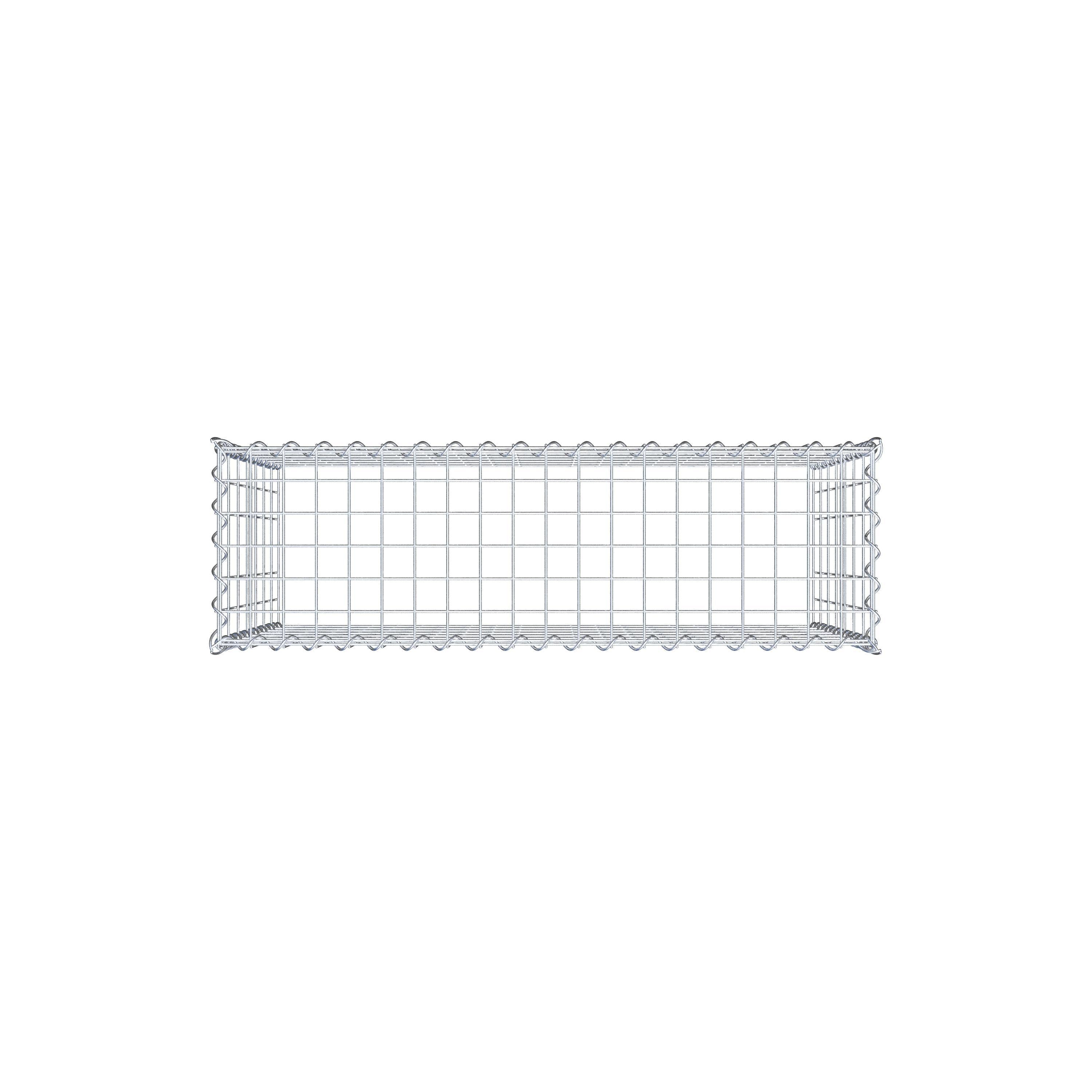 Grown-on gabion type 3 100 cm x 70 cm x 30 cm (L x H x D), mesh size 5 cm x 10 cm, spiral