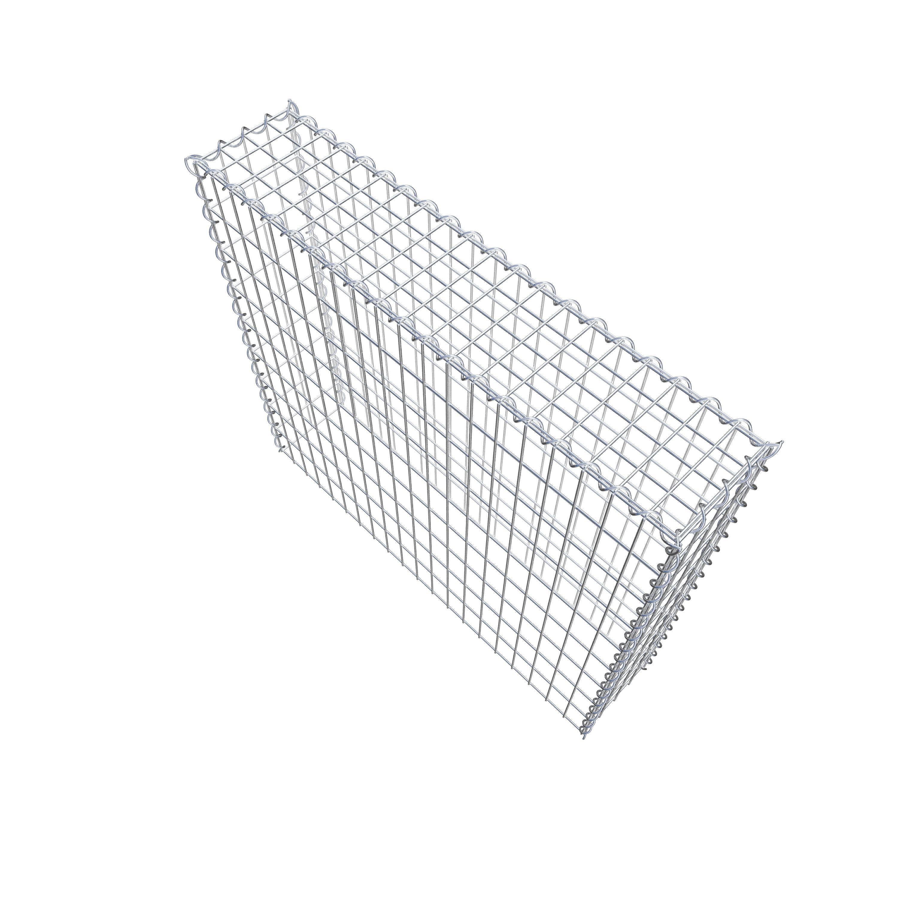 Extra gabion typ 3 100 cm x 90 cm x 20 cm (L x H x D), maskstorlek 5 cm x 10 cm, spiral