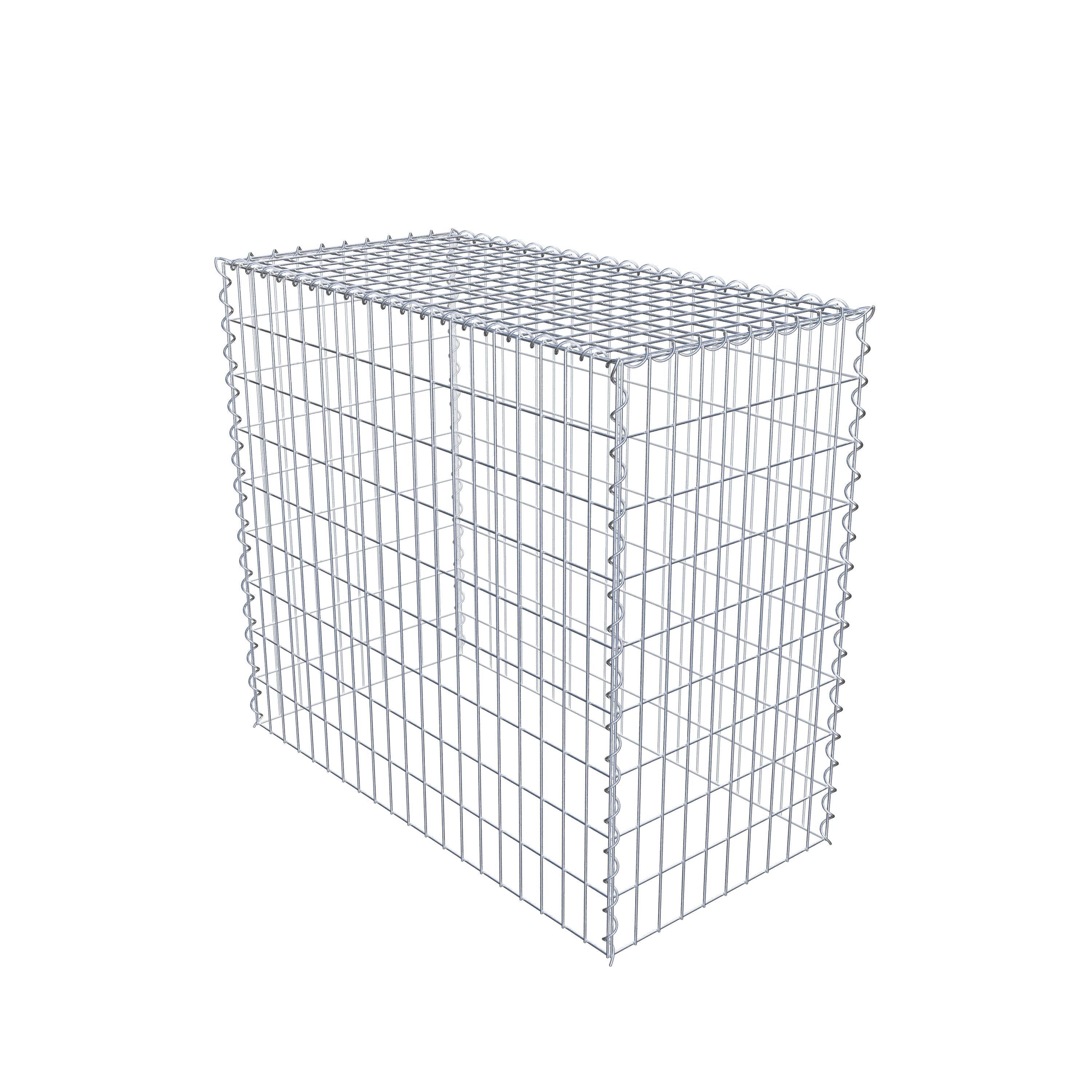 Gabion rapporté type 3 100 cm x 90 cm x 50 cm (L x H x P), mailles 5 cm x 10 cm, spirale