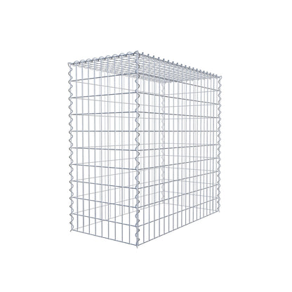 Gabião Tipo 3 100 cm x 100 cm x 50 cm (C x A x P), malhagem 5 cm x 10 cm, espiral
