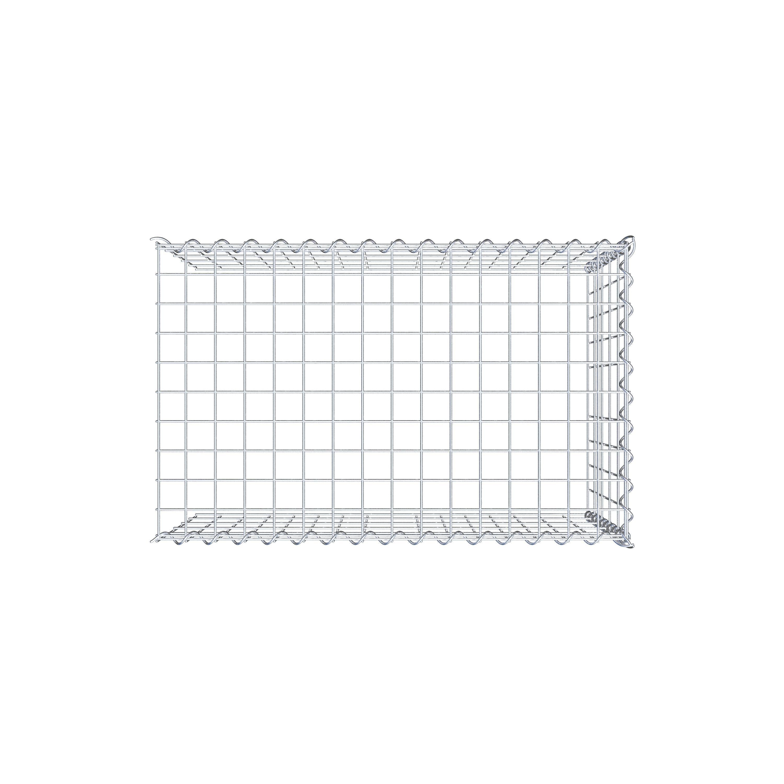 Extra gabion typ 4 80 cm x 50 cm x 50 cm (L x H x D), maskstorlek 5 cm x 10 cm, spiral