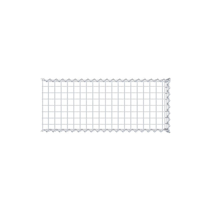 Gabion rapporté type 4 100 cm x 20 cm x 40 cm (L x H x P), mailles 5 cm x 10 cm, spirale