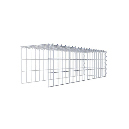 Gabião tipo 4 100 cm x 30 cm x 30 cm (C x A x P), malhagem 5 cm x 10 cm, espiral