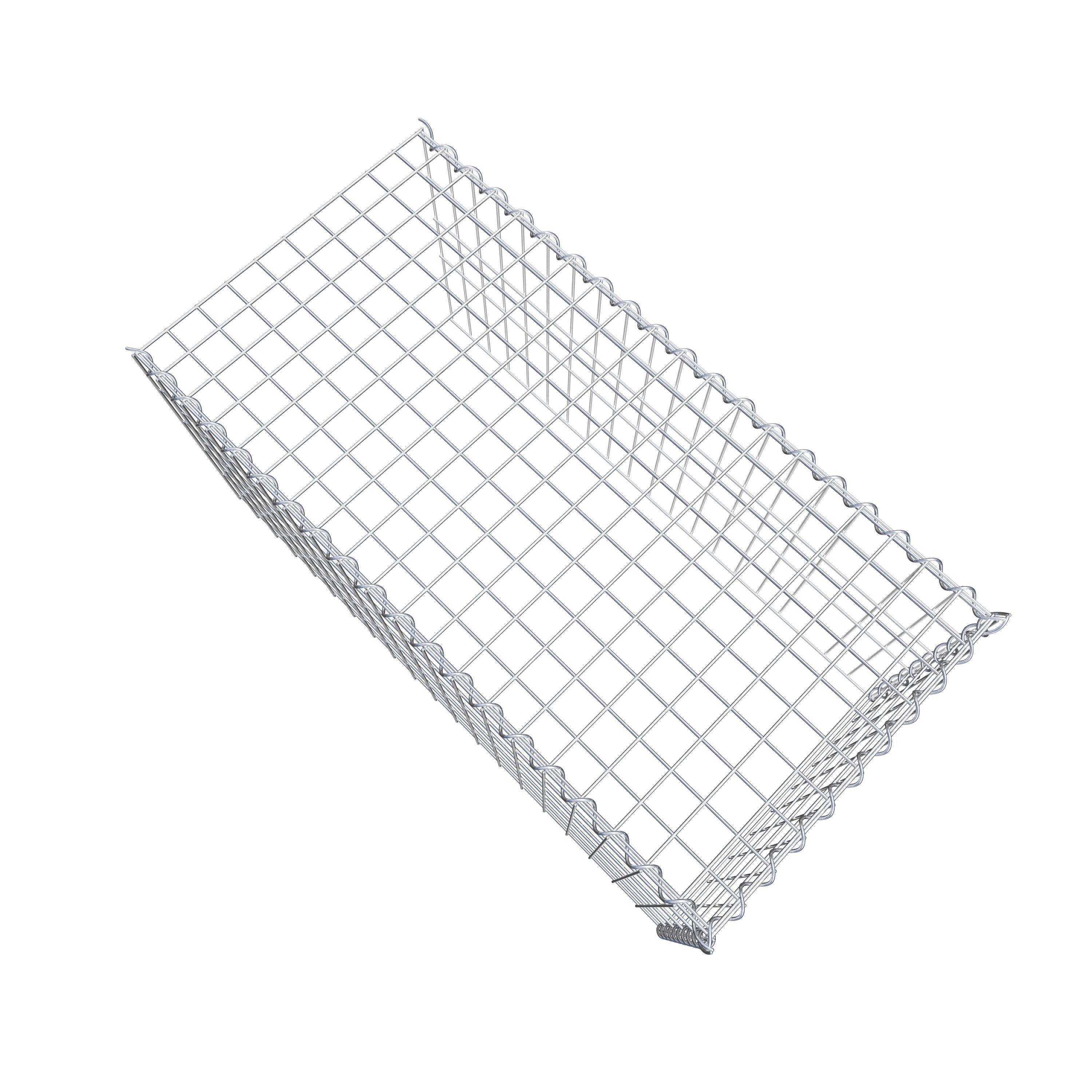 Extra gabion typ 4 100 cm x 50 cm x 50 cm (L x H x D), maskstorlek 5 cm x 10 cm, spiral