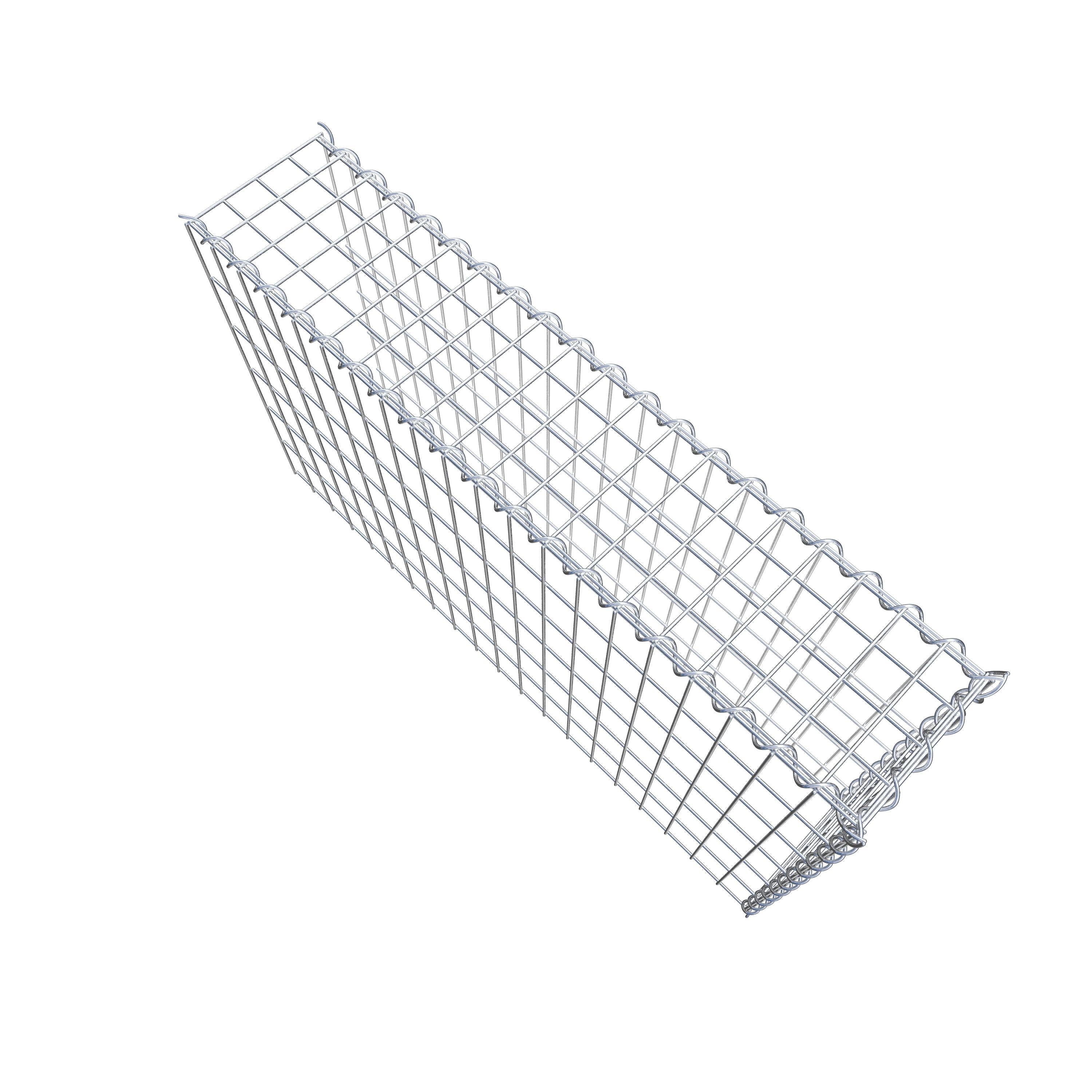 Extra gabion typ 4 100 cm x 60 cm x 20 cm (L x H x D), maskstorlek 5 cm x 10 cm, spiral