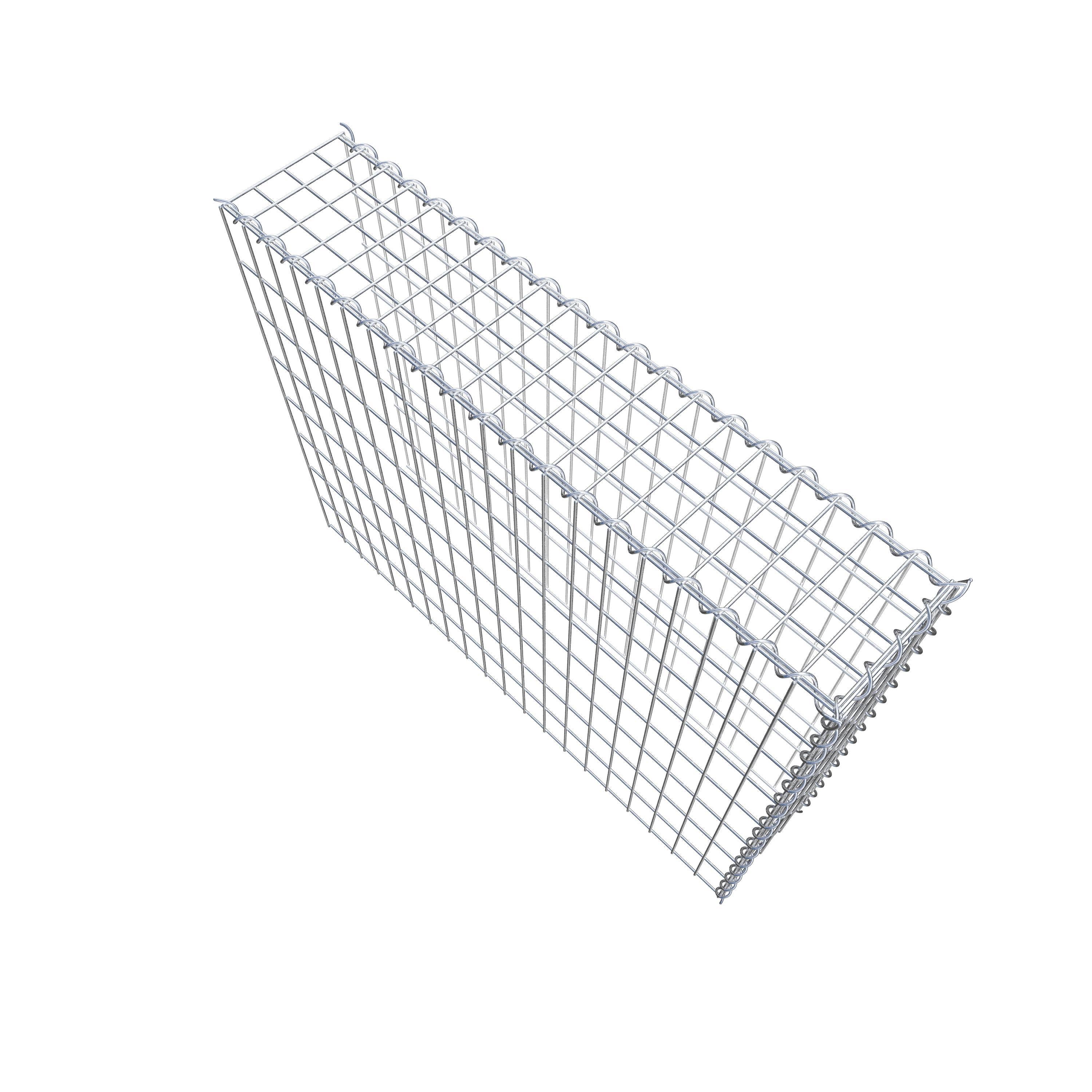 Extra gabion typ 4 100 cm x 80 cm x 20 cm (L x H x D), maskstorlek 5 cm x 10 cm, spiral