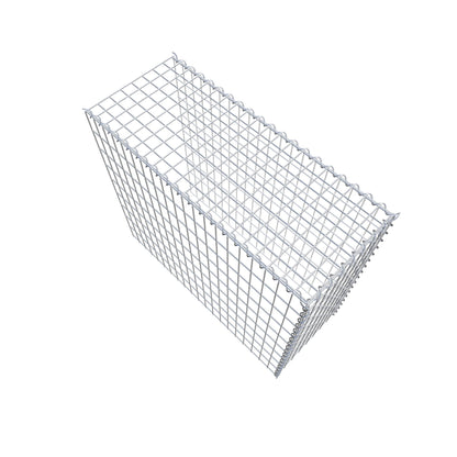 Gabion rapporté type 4 100 cm x 90 cm x 40 cm (L x H x P), mailles 5 cm x 10 cm, spirale