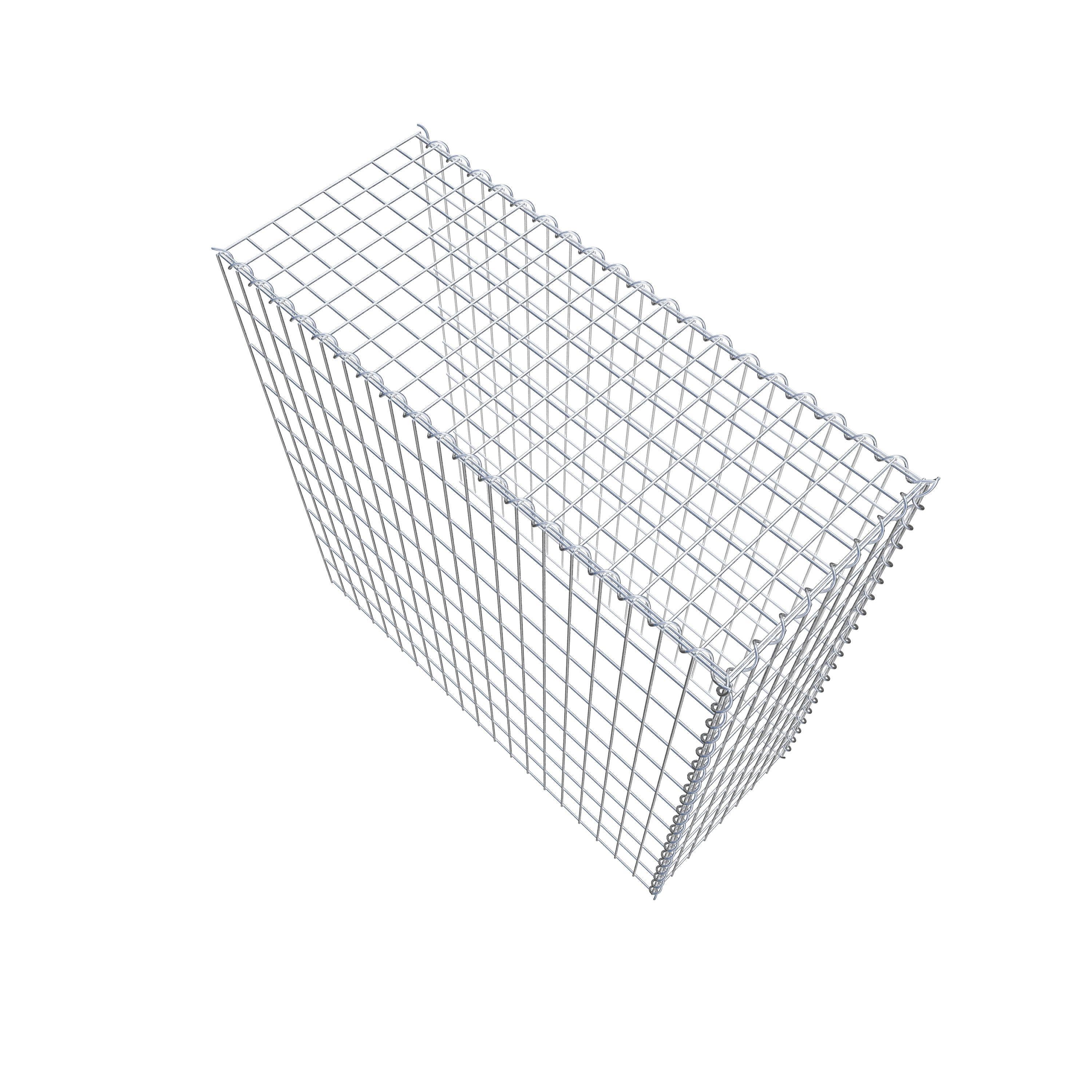 Extra gabion typ 4 100 cm x 100 cm x 40 cm (L x H x D), maskstorlek 5 cm x 10 cm, spiral