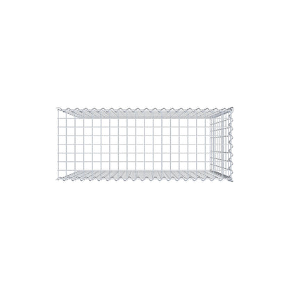 Gabião tipo 4 100 cm x 100 cm x 40 cm (C x A x P), malhagem 5 cm x 10 cm, espiral