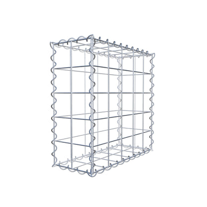 Gabion 50 cm x 50 cm x 20 cm (L x H x P), mailles 10 cm x 10 cm, spirale