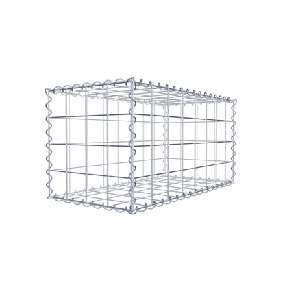 Gabion 80 cm x 40 cm x 40 cm (L x H x D), maskstorlek 10 cm x 10 cm, spiral