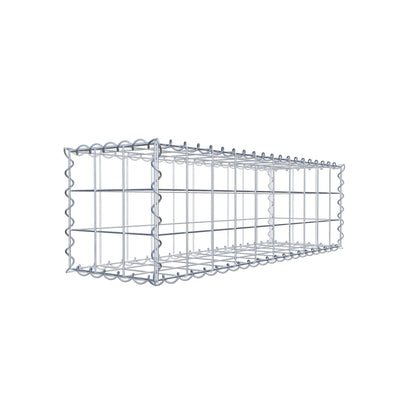 Gabion 100 cm x 30 cm x 30 cm (L x H x D), maskestørrelse 10 cm x 10 cm, spiral