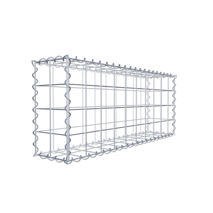 Gabião 100 cm x 40 cm x 20 cm (C x A x P), malhagem 10 cm x 10 cm, espiral