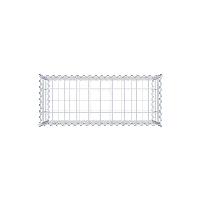Gabion 100 cm x 50 cm x 40 cm (L x H x D), maskstorlek 10 cm x 10 cm, spiral